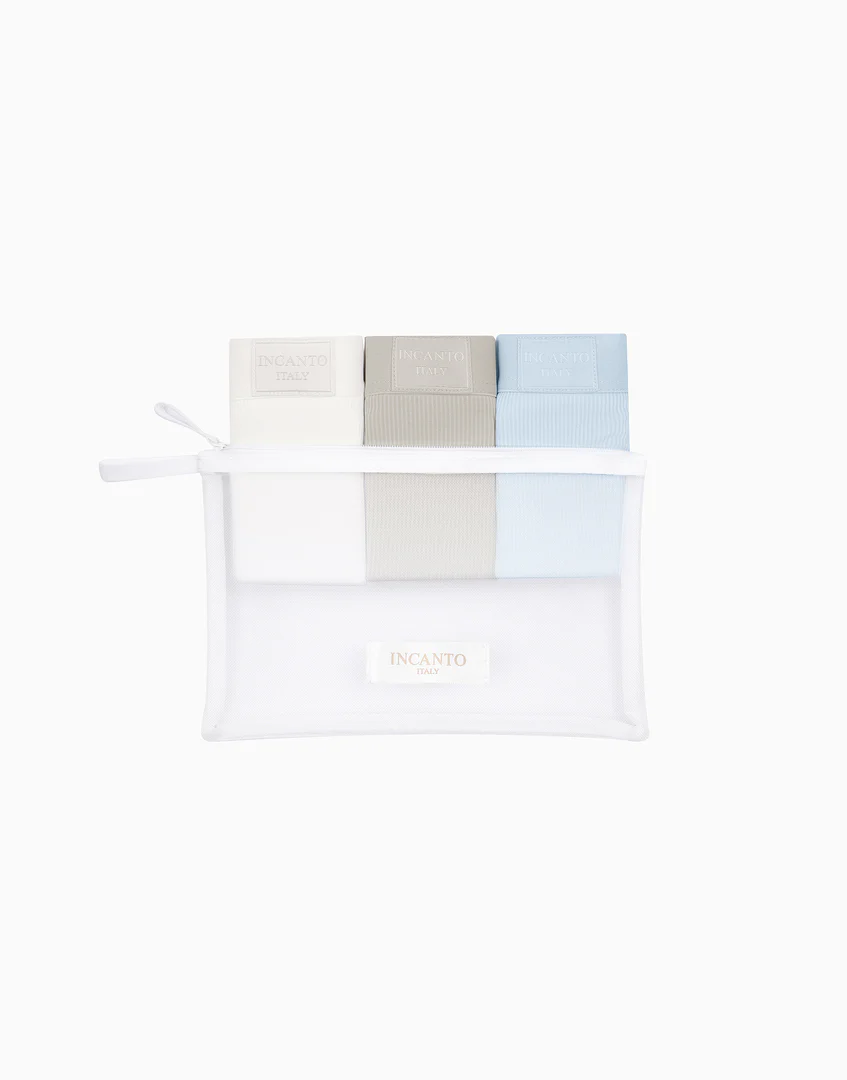 Set 3 slip brasiliani a vita media INCANTO MD1199 - Image 8